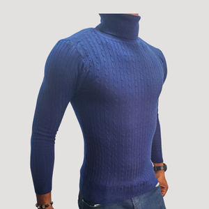 Navy Blue Turtleneck