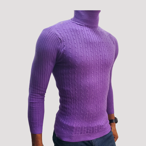 Purple Turtleneck